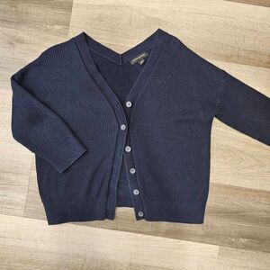 Banana Republic Knit Cardigan Navy Blue size Medium